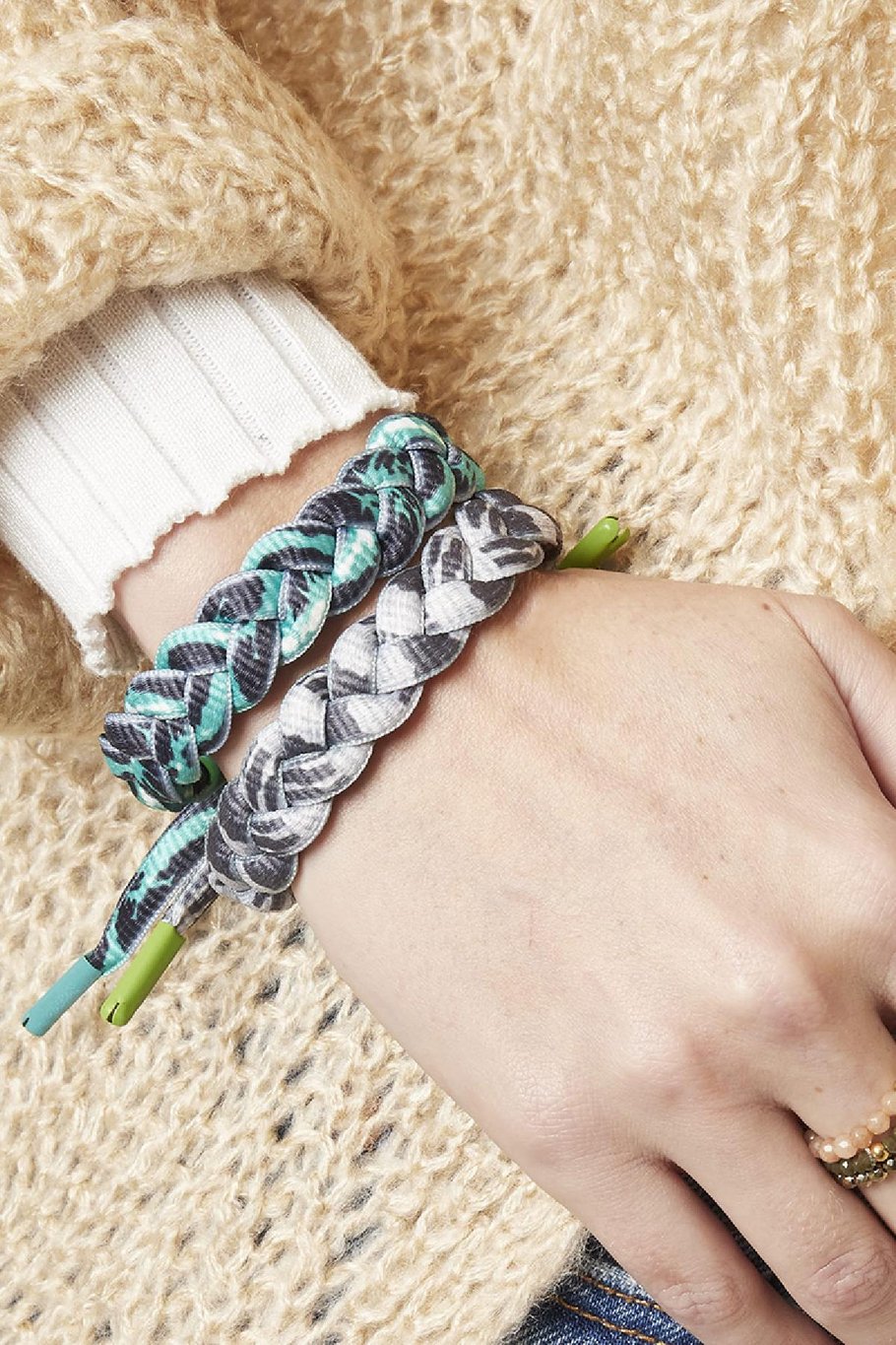 Armband Braid Camo Olijf Polyester One size Afbeelding2